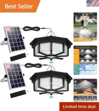 Super Bright 360° Illuminating Solar Light - 288 LEDs for Effective Coverage