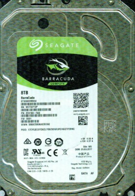ST8000DM004, 2CX188-568, 0001, WU, WCT0, SEAGATE 8TB 2017 | eBay
