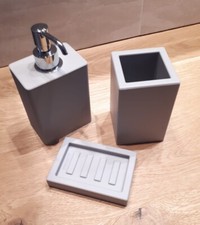 set di oggettistica accessori d'appoggio da bagno in silicone di design
