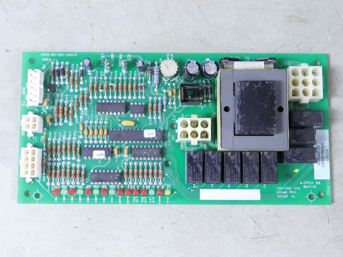 MANITOWOC 2002233 Ice Machine Control Circuit Board 1092-501A 1092