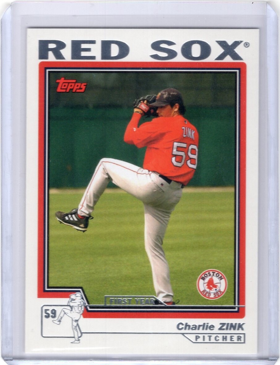 CHARLIE ZINK 2004 Topps Traded ROOKIE CARD #T156 - RED SOX | eBay