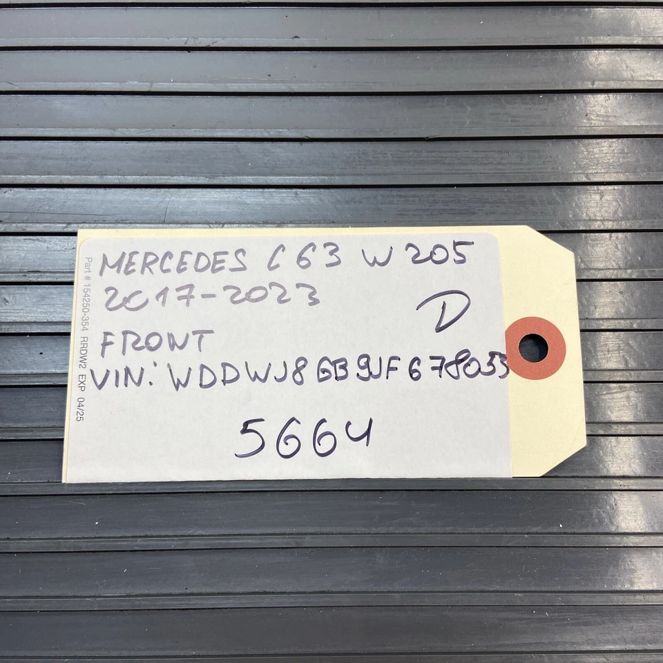 2017-2023 Mercedes C63 W205 Coupe Front Glass Windshield OEM *NOTE* - Image 2 of 4