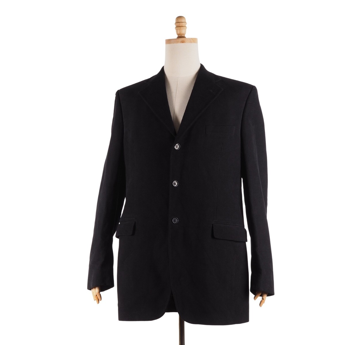 ジャケット・アウター YVESSAINTLAURENT YSL Black jacket Yves Saint Laurent Vintage YSL Men Black Sport Coat Blazer
