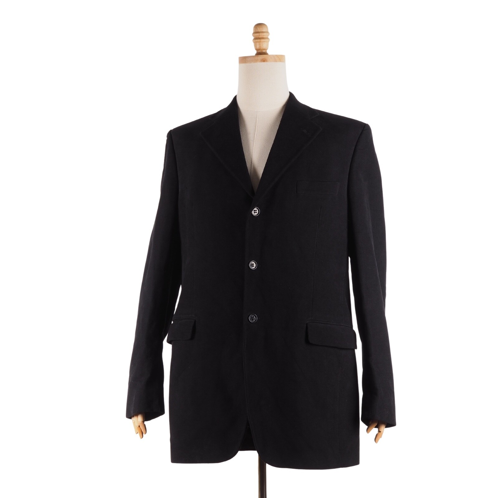 Giacca blazer Yves Saint Laurent vintage YSL uomo nero cappotto sportivo taglia 42 pollici EU54