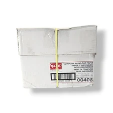 Sparco Computer Print-Out Paper Laser Edge 1-Part 9-1/2 x 11 2300 White 00408