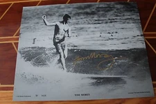 TOM MOREY Autographed Longboard Boogie Mach Vintage Surfing 11x14in Surf Poster 