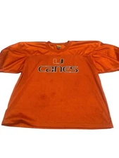 Preowned Promark NCAA Miami Hurricanes Football Shirt Size Small R1
