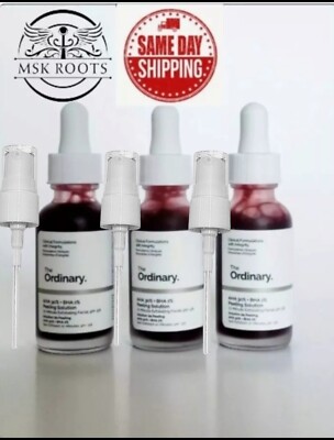 3pc The Ordinary- Peeling Solution AHA 30% + BHA 2% With Spray Pump - USA Seller