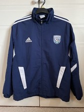 Adidas 2011 West Brom Football Jacket Mens Large Waterproof Jacket