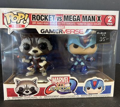 Funko Pop! Vinyl: Marvel - 2 Pack - Rocket vs Mega Man X