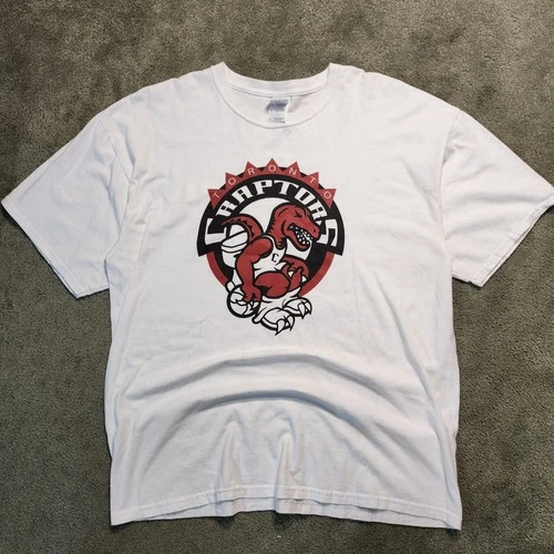 RARE Vintage 90s Toronto Raptors Graphic T-Shirt Size XL NBA Y2K