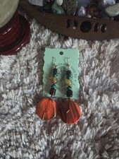 Handmade Multicolor Beaded Earrings