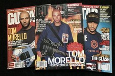3 Guitar World Magazines TOM MORELLO bundle!