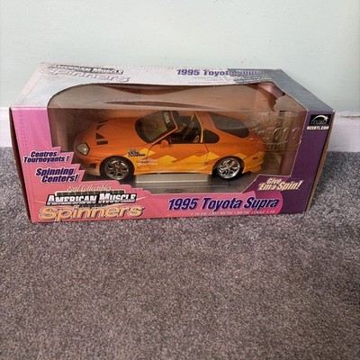 1995 Toyota Supra 1 of 5000 TUNER SPINNERS ERTL AMERICAN MUSCLE 33714 1/18