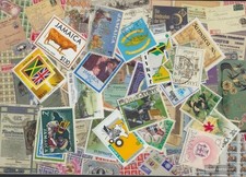 jamaica Timbres 25 différents timbres