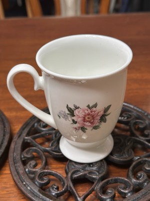 Duchess Fine Bone China Coffee Tea Mug Cup Pink Floral Made in England