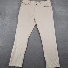 Swet Tailor Pants Mens Tech Commuter Stretch Khaki Lightweight Size 34 x 30