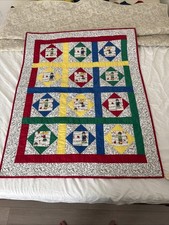 Vtg NOS Quilt Musical Baby Childs Kids Room Nursery Primary Azbill 36x46
