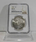 1885-P  MORGAN Silver Dollar, NGC MS-65!