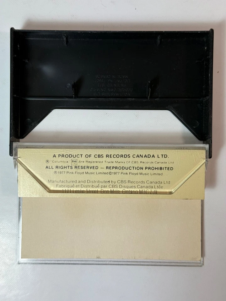 Pink Floyd Animals Cassette Tape JCT-34474 1977 Columbia Dolby System CBS Canada - Image 4 of 4
