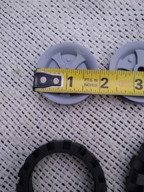 Knex Tires Wheels Hubs Lot -  K'nex Replacement Parts