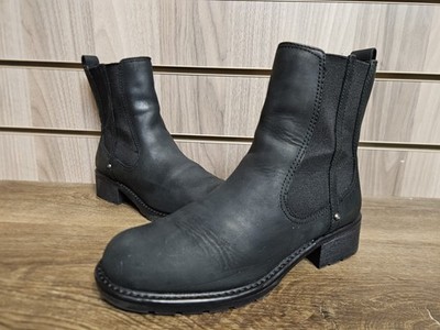 Clarks Stiefel Artisan Orinoco Club Schwarz Nubuk Chelsea Ankle UK 4 D EU 37 