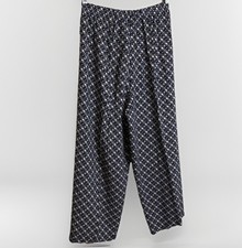 VTG Vintage Sport Pants SzM Geometric Print Pull-On Wide Leg Casual Comfort