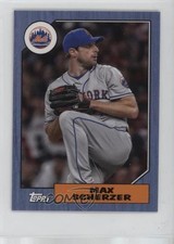 2022 Topps Mini 1987 Topps Baseball Blue 4/10 Max Scherzer #78B-35 y0i