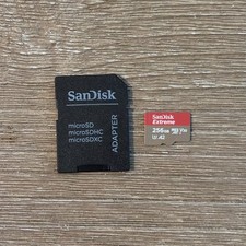 SanDisk 256GB Extreme microSDXC Memory Card - SDSQXAV-256G-GN6MA 