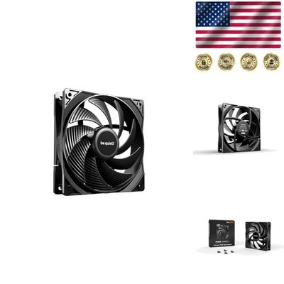 Whisper-Quiet 120mm PWM Case Fan - Pure Wings 3 with 80,000 Hours Lifespan
