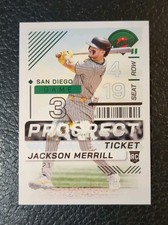 2024 Panini Prospect Edition Baseball Jackson Merrill PROSPECT TICKET RC #27 