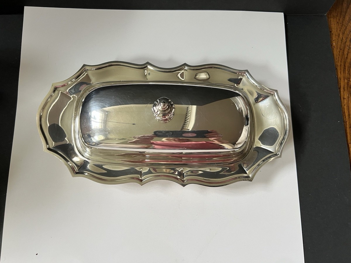Vintage WM Rogers 987 Silverplate Butter Dish | eBay