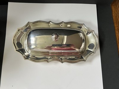 Vintage WM Rogers 987 Silverplate Butter Dish | eBay