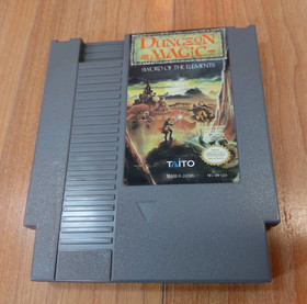 CLEAN BOX CIB Dungeon Magic Sword of Elements complete in nintendo nes VGC lot