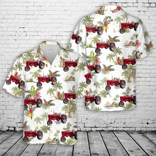 McCormick Farmall H Tractor Hawaiian Shirt