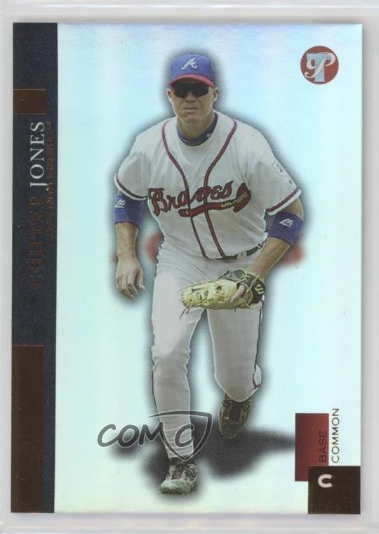 2005 Topps Pristine Base Common Uncirculated 29/375 Chipper Jones #54 HOF 0q5
