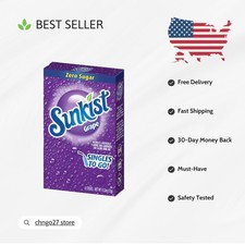 Sunkist Sugar-Free Grape Drink Mix - 18 Packe...