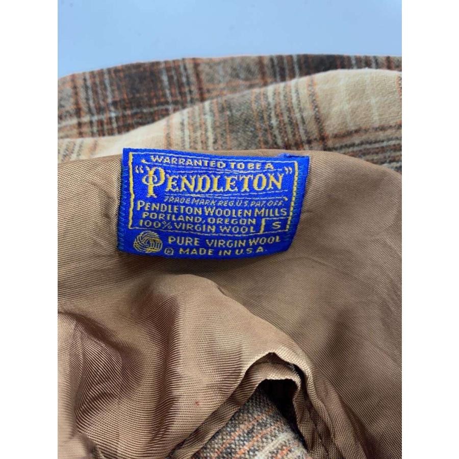 PENDLETON Tailored Jacket S Wool Check Men 3127 - image 3