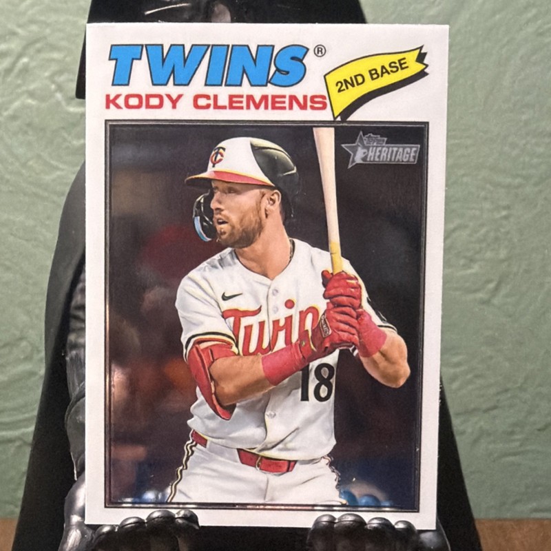 Topps 2026 Heritage Chrome Kody Clemens Minnesota Twins #321 Baseball Card