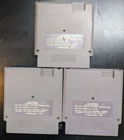 Nintendo - NES - Lot of 3 - Pinball, Defender II, Blades of Steel - Carts Only