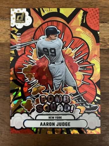 Aaron Judge [Red Ice] #18 2025 Panini Donruss Bomb Squad card