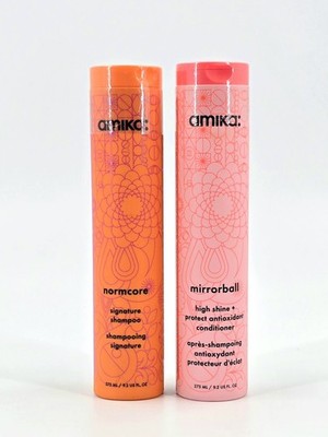 amika normcore signature shampoo + Mirrorball High Shine Conditioner 9.2 oz 