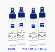 Lens and Glasses Cleaning Spray Zeiss 4x 120 ml Digital Screens Precision Lenses