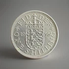 Photo of a 1956 Elizabeth II Shilling from an eBay listing that sold on Jul 16, 2026