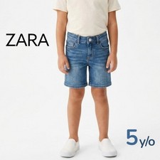 New ZARA Kids Girls 5 years Old Regular Bermuda Denim Shorts    summer