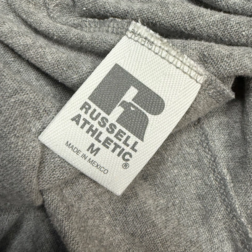 Russell Athletic Vintage Años 90 y2k Pierna Ancha Pantalones de Sudadera Sueltos Medianos Para Hombre Gris Foto 4 de 4