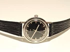 VINTAGE RARE BEAUTIFUL STAINLESS STEEL MEN'S SWISS MECHANICAL WATCH "ELGIN" 17J.