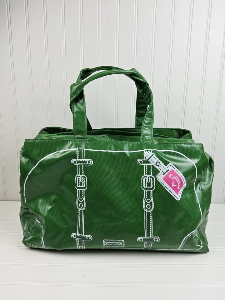 Callaway Women's Art Series Green Golf Duffle Travel Bag Rare - Image 3 of 4