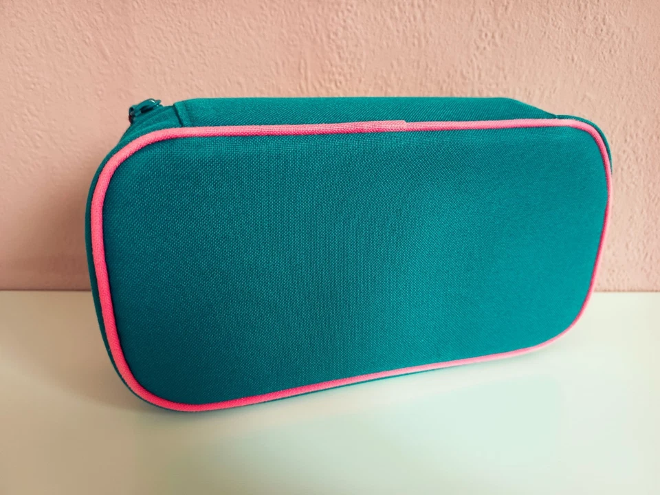 Satch Schulmäppchen Schlamperbox türkis pink Weihnachten - Bild 4 von 4