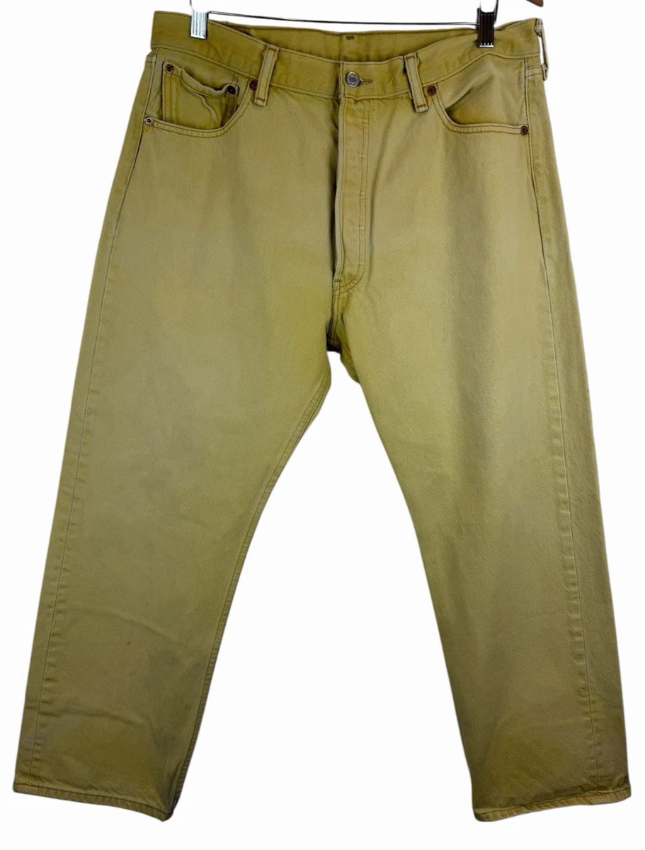 Levi's 501 Yellow Jeans for Men for sale | eBay